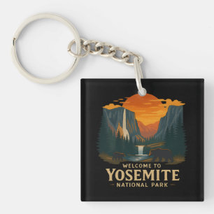 Llavero Bienvenidos a Embroidery Yosemite National USA