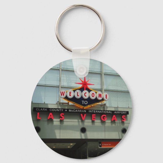 Llavero Bienvenidos a la cadena de Rótulos del Aeropuerto  (Anverso)