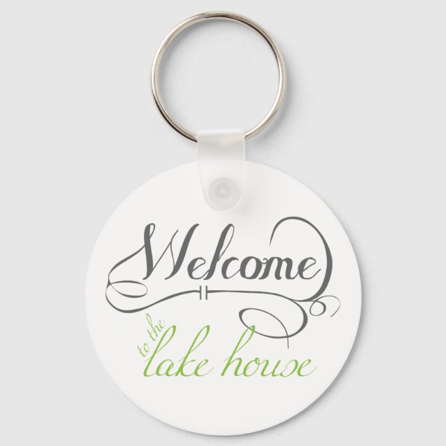 Llavero Bienvenidos A La Casa Del Lago (Anverso)