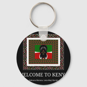 Llavero Bienvenidos a la Kenia mágica: Hakuna Matata