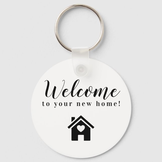 Llavero Bienvenidos a tu nuevo hogar (Anverso)