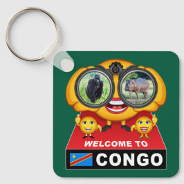 Llavero Bienvenidos al Congo