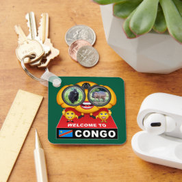 Llavero Bienvenidos al Congo