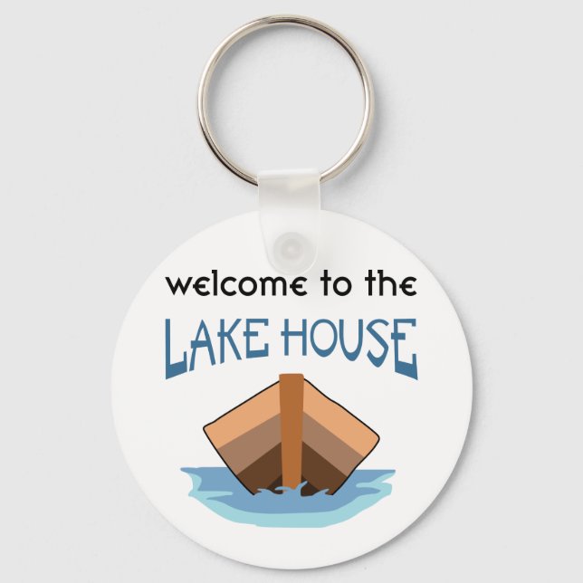 Llavero Bienvenidos al Lake House (Anverso)