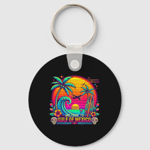Llavero Bienvenidos Al Retro Beach Surf 1 Del Golfo De Méx