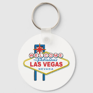 Llavero Bienvenidos al Rótulo de Las Vegas