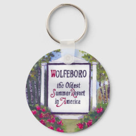 Llavero Bienvenidos al Rótulo Wolfeboro NH
