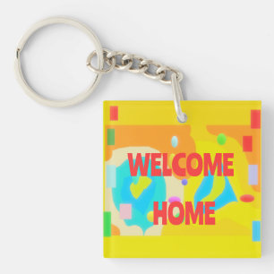 LLAVERO BIENVENIDOS ARTE DOMÉSTICO POR SESSOX BRITE COLORS
