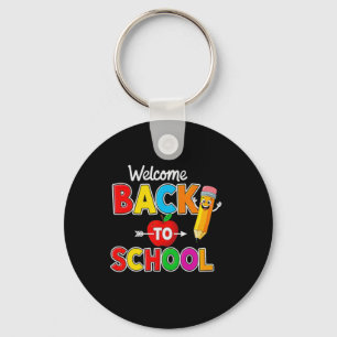 Llavero Bienvenidos de vuelta a la escuela maestros estudi