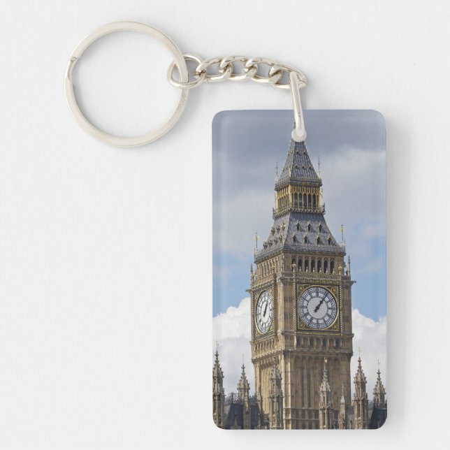 Llavero Big Ben y Cámara del Parlamento, Londres, (Frente)