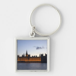 Llavero Big Ben y las Casas del Parlamento en la ciudad