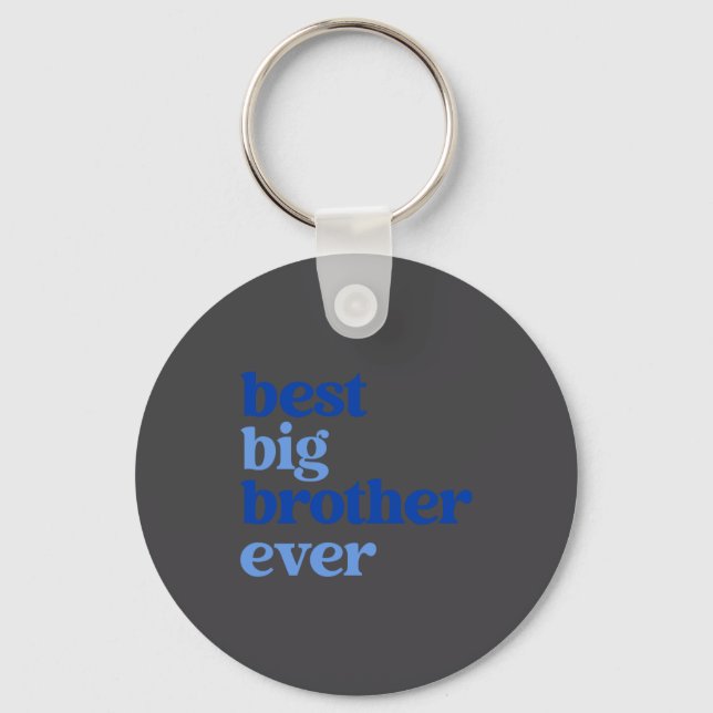 Llavero Big Brother Ever Gray With Blue Text Boys  (Anverso)
