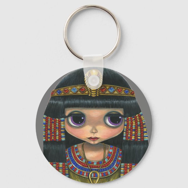 Llavero Big Eye Cleopatra Girl Doll Cute (Anverso)