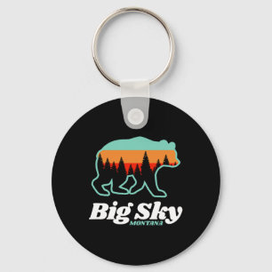 Llavero Big Sky Montana Esquí Snowboard Bear