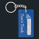 Llavero Big Truck 18 Wheeler Semi Rig PERSONALIZAR IT<br><div class="desc">Personalizar esta linda cadena de claves con tu propio texto,  tu nombre o cualquier otra cosa que te guste. Prepárate para salir a la calle con este divertido diseño,  hecho a mano por ti! Revisa mi tienda para ver muchos más artículos que coincidan y más colores!</div>