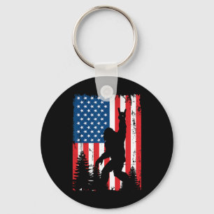 Llavero Bigfoot 4 de julio vintage bandera americana Usa S