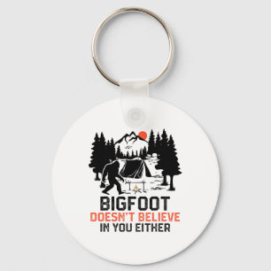 Llavero Bigfoot Camping Divertido Bigfoot No Cree En Y