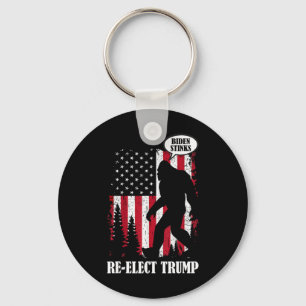Llavero Bigfoot dice que Biden Stinks