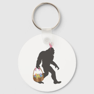 Llavero Bigfoot Divertido Pascua Gris - Clic Fit, Cuello R