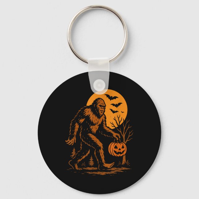 Llavero Bigfoot Halloween Sasquatch  (Anverso)