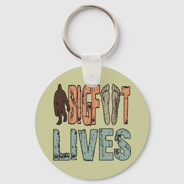 Llavero Bigfoot Lives (Anverso)