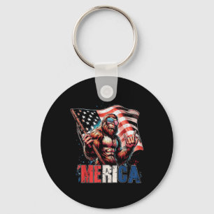 Llavero Bigfoot Merica Rock Bandera Americana Patriótica 4