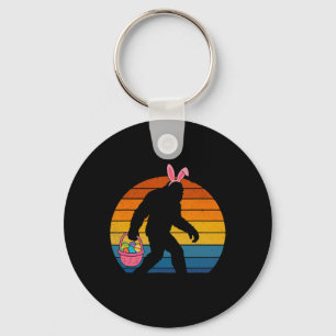 Llavero Bigfoot Sasquatch Conejo de Pascua Caza de Huevos 