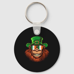 Llavero Bigfoot Sasquatch Feliz día de San Patricio 