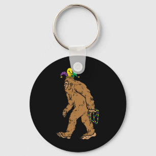Llavero Bigfoot Sasquatsh Jester Gorras Beads Funny Mardi 