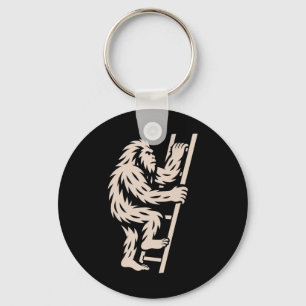 Llavero Bigfoot Subiendo Escalera Divertido Criptido Sasqu