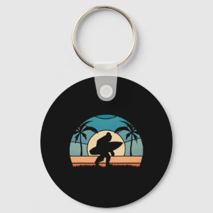 Llavero Bigfoot Surfista En La Playa Surfing Vintage Bigfo