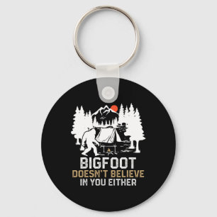 Llavero Bigfoot Tampoco Cree En Ti Divertido Bigfoo