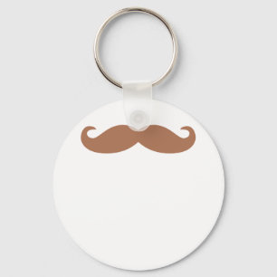 Llavero bigote único