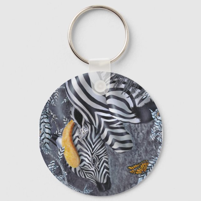 Llavero Bijou du nior et blanc (Anverso)