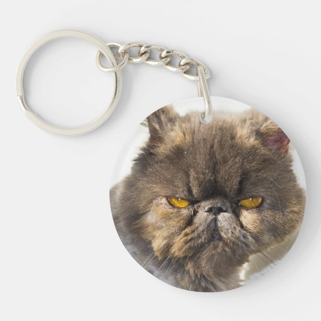 Llavero bilateral lindo de la foto (Frente)