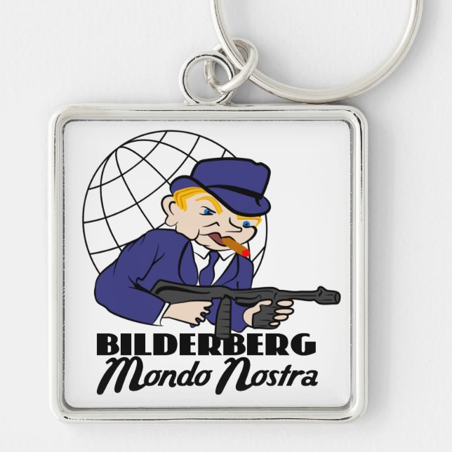 Llavero Bilderberg Mondo Nostra (Frente)