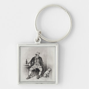 Llavero Bill Sykes y su perro, de 'Charles Dickens: UN G