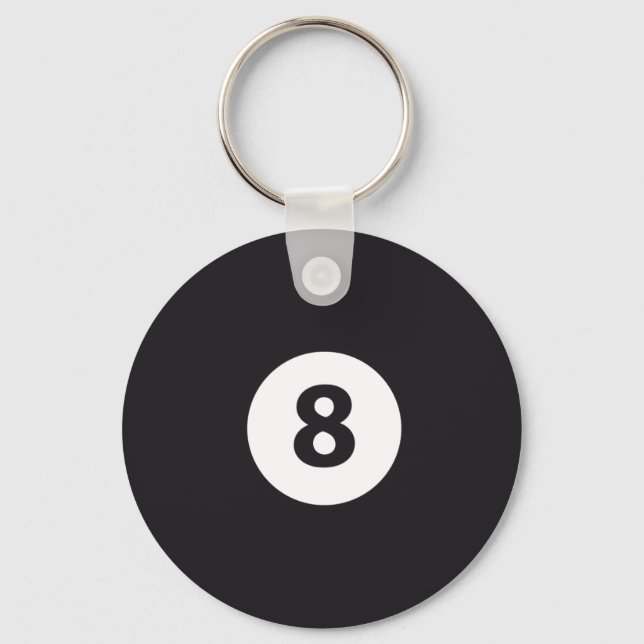 Llavero Billard 8 (Anverso)