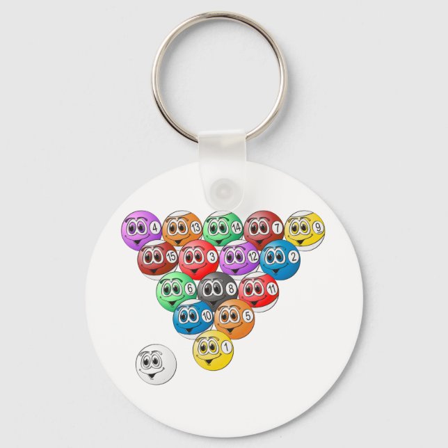 Llavero Billares de billar (Anverso)