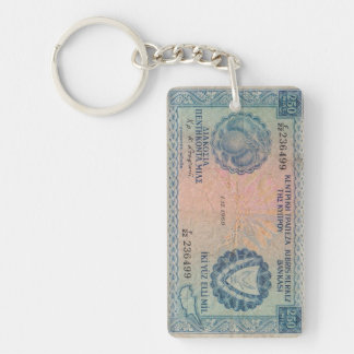 Llavero Billete de 1969 a 250 millas azul