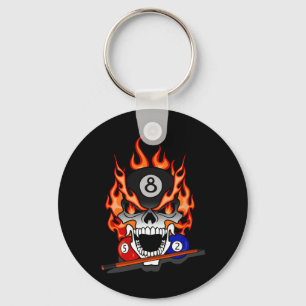 Llavero Billiard Gift Snooker Cue Hombres Deportivos