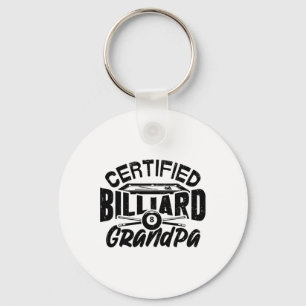 Llavero Billiard Grandpa Pool Billiards Player F
