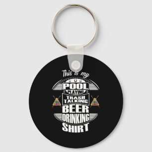 Llavero Billiards 8 Ball Pool Player Sarcasm Novedad Humor