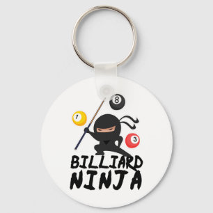 Llavero Billiards Billiard Ninja Pool Player 8 Gracioso