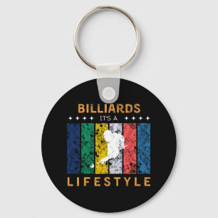 Llavero Billiards Es Un Tee Gracioso De Estilo De Vida - P
