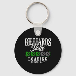 Llavero Billiards Pool Player Ball 8 Ball Vintage Billiard
