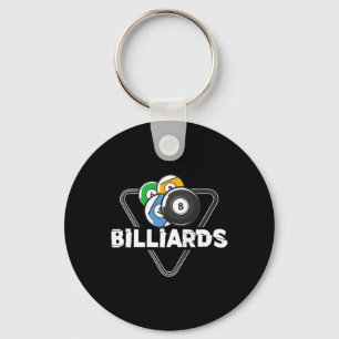 Llavero Billiards Rack Billiard Player Snooker 8 Ball Cue
