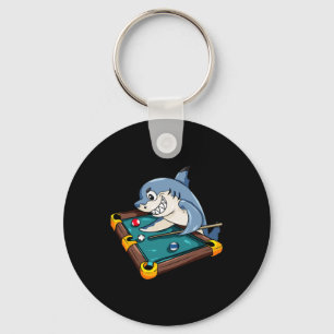 Llavero Billiards Shark Pool Snooker Player Gift
