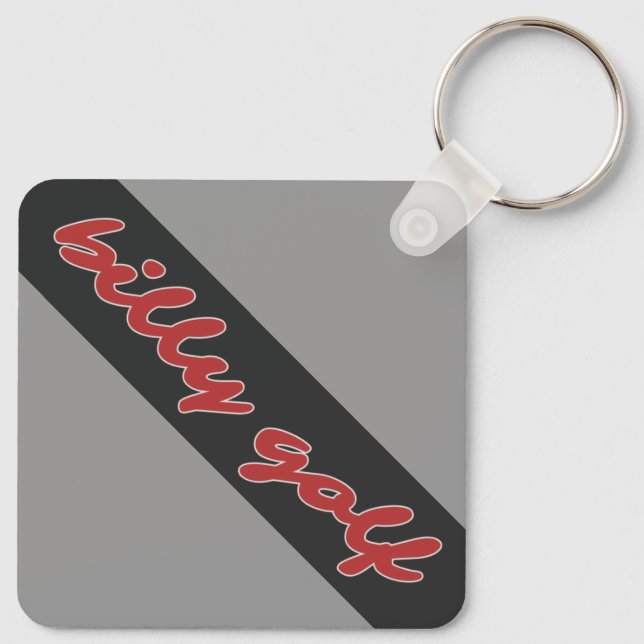 Llavero Billy Golf Bag Tag Keychain  (Reverso )