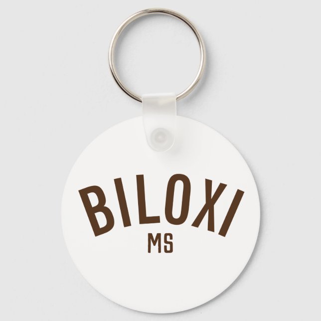Llavero Biloxi, Misisipi (Anverso)
